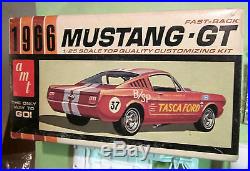 AMT 1966 Ford Mustang GT Fastback Tasca Shelby Kit # 6166 Vintage Road Race 66