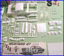 AMT 1966 Ford Mustang GT Fastback Tasca Shelby Kit # 6166 Vintage Road Race 66