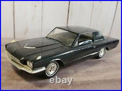 AMT 1966 Ford Thunderbird Philco Radio Promo 125 Scale Plastic Black Model Car