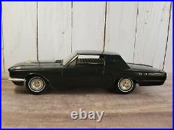 AMT 1966 Ford Thunderbird Philco Radio Promo 125 Scale Plastic Black Model Car