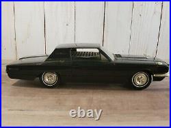 AMT 1966 Ford Thunderbird Philco Radio Promo 125 Scale Plastic Black Model Car