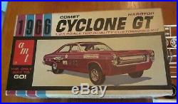 AMT 1966 Mercury Comet Cyclone GT Stock Custom Drag Annual Kit # 6356 Vintage 66