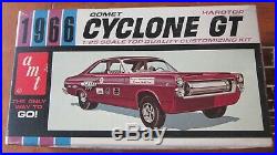 AMT 1966 Mercury Comet Cyclone GT Stock Custom Drag Annual Kit # 6356 in Box 66