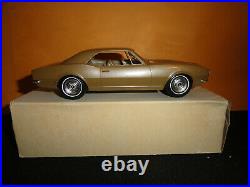 AMT 1967 CHEVY CAMARO SS FASTBACK GRANADA GOLD DEALER PROMO WithOB EXCELLENT