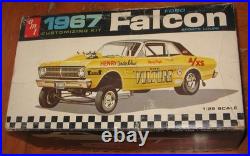AMT 1967 Ford Falcon Sports Coupe 3-in-1 Drag Kit 5127 Mostly Unbuilt in Box 67