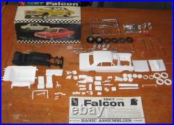 AMT 1967 Ford Falcon Sports Coupe 3-in-1 Drag Kit 5127 Mostly Unbuilt in Box 67