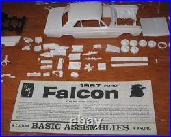 AMT 1967 Ford Falcon Sports Coupe 3-in-1 Drag Kit 5127 Mostly Unbuilt in Box 67