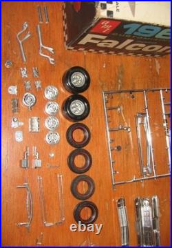 AMT 1967 Ford Falcon Sports Coupe 3-in-1 Drag Kit 5127 Mostly Unbuilt in Box 67