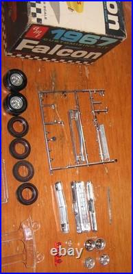 AMT 1967 Ford Falcon Sports Coupe 3-in-1 Drag Kit 5127 Mostly Unbuilt in Box 67