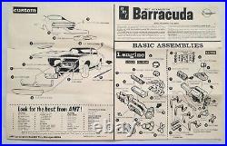 AMT 1967 Plymouth Barracuda Fastback 1/25 Customizing Kit