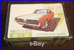 AMT 1968 Mercury Cougar XR7 1/25 Model Kit 3 in 1 #5328 Unstarted Rare Customize