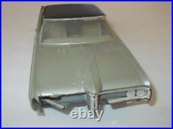 AMT 1968 Pontiac Bonneville 2 Door Hardtop Metallic Grey Promo Model Car Damaged