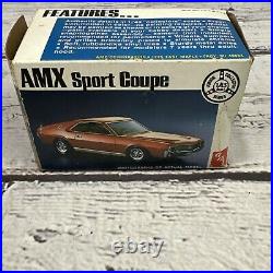 AMT 1969 AMX Sport Coupe 1/43 SCALE HOBBY KIT Green/Green Interior NOS New