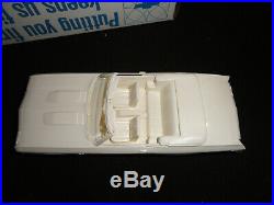 AMT 1969 CHEVELLE SS 396 CONV. ERMIN WHITE DEALER PROMO MODEL CAR WithOB EXCELLENT