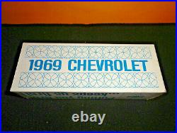 AMT 1969 CHEVELLE SS 396 CONV. ERMIN WHITE DEALER PROMO MODEL CAR WithOB EXCELLENT