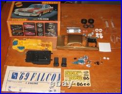 AMT 1969 Ford Falcon 3-in-1 Drag Kit Y903 Builder Parts in Box 69