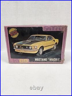 AMT 1969 Mustang Mach 1 Partial built Mostly Unpainted with box Y905 200