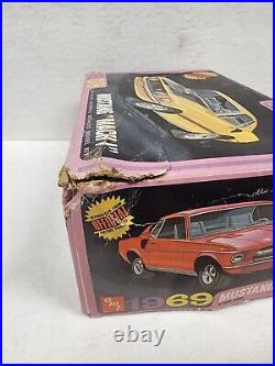 AMT 1969 Mustang Mach 1 Partial built Mostly Unpainted with box Y905 200
