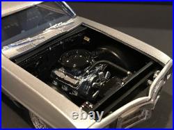 AMT 1969 Pontiac Firebird Professional Built Model Kit Silver Blue Interior 400