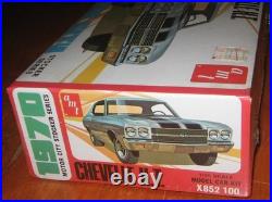 AMT 1970 Chevy Chevelle Motor City Stocker 1/25 Kit # X852 Factory Sealed F/S 70