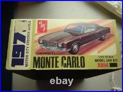 AMT 1970 Monte Carlo Motor City Stocker Series KIT #X856 Open But Complete