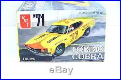 AMT 1971 FORD TORINO COBRA ANNUAL MODEL CAR KIT #T116-225'71 RARE mpc 1/25 MIB