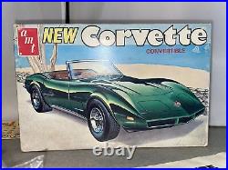 AMT 1973 Corvette convertible T426-225 Build Stock Custom Drag USA