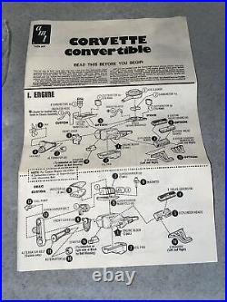AMT 1973 Corvette convertible T426-225 Build Stock Custom Drag USA