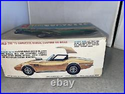 AMT 1973 Corvette convertible T426-225 Build Stock Custom Drag USA