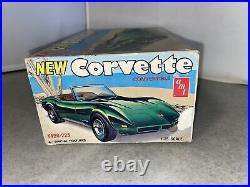 AMT 1973 Corvette convertible T426-225 Build Stock Custom Drag USA