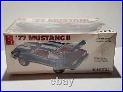 AMT 1977'77 Ford Mustang II Plastic Model Car Kit 125 Scale Sealed 6560 ERTL