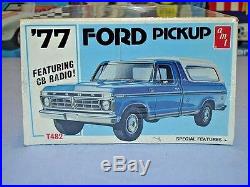 Amt 1977 Ford F-350 Pickup Cap Truck 77 Version #t482 Mpc Rare Factory Sealed