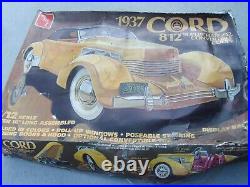 AMT 1/12 Scale 1937 Cord 812 Supercharged Convertible Coupe Model Kit AS IS