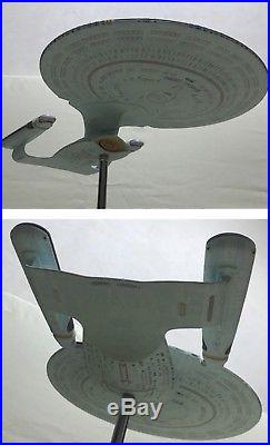 AMT 1/1400 Star Trek USS Enterprise NCC 1701 D Custom Built Lit Lighted Model