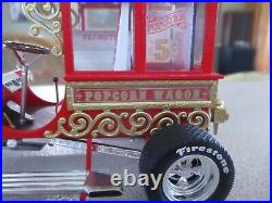 AMT 1/20 Scale Model Car Kit Popcorn Wagon Show Rod (BUILT)