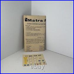 AMT 1/24 Scale Brabham Cosworth Formula III & Matra Cosworth Formula II Open Box