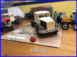 AMT 1/25 1955 Autocar DC75F Integral Sleeper Built Project Truck Model As Is