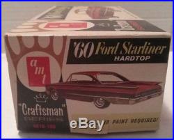 AMT 1/25 1960 Ford Straliner Craftsman Very Rare Original Kit #4010-100 Great