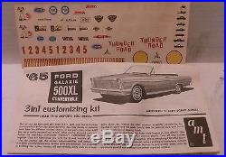 AMT 1/25 1965 Ford Galaxie 500XL Convertible Original Kit #6115-200 Very Nice