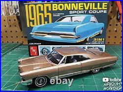 AMT 1/25 1968 Pontiac Bonneville Sports Coupe 3in1 Plastic Model AMT1260