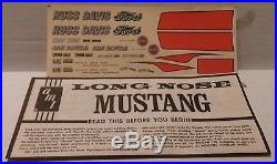 AMT 1/25 1969 Ford Mustang LongnoseGas Rhonda Funny Car Original Kit #T307-225