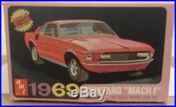 AMT 1/25 1969 Ford Mustang Mach1 Original From 1969 Kit #Y905 200 Sealed Inside