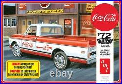 AMT 1/25 1972 Chevy Pickup Fleet Side Coca-Cola Bending Machine & Case Plastic M