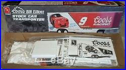 AMT 1/25 Bill Elliott Stock Car Racing Transorter Model Kit