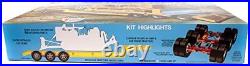 AMT 1/25 Construction Bulldozer Lowboy Trailer Set Plastic Model kit AMT1218