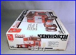 AMT 1/25 Coors Kenworth K-123 C. O. E. RareVintage Plastic Model Kit As Is