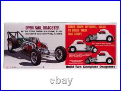 AMT 1/25 Fiat Double Dragster Set 2 Cars Model Kit AMT1380