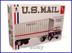 AMT 1/25 Ford C900 US Mail Truck withUSPS Traile Plastic Model Kit AMT1326/06