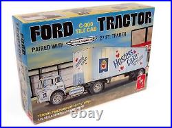AMT 1/25 Ford C-900 Tilt Cab Tractor with Trailer'Hostess Cake' Kit AMT1221 NEW