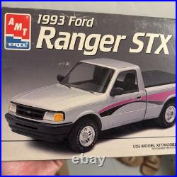 AMT 1/25 Ford Ranger Stx Model Kit Open Box Sealed Parts